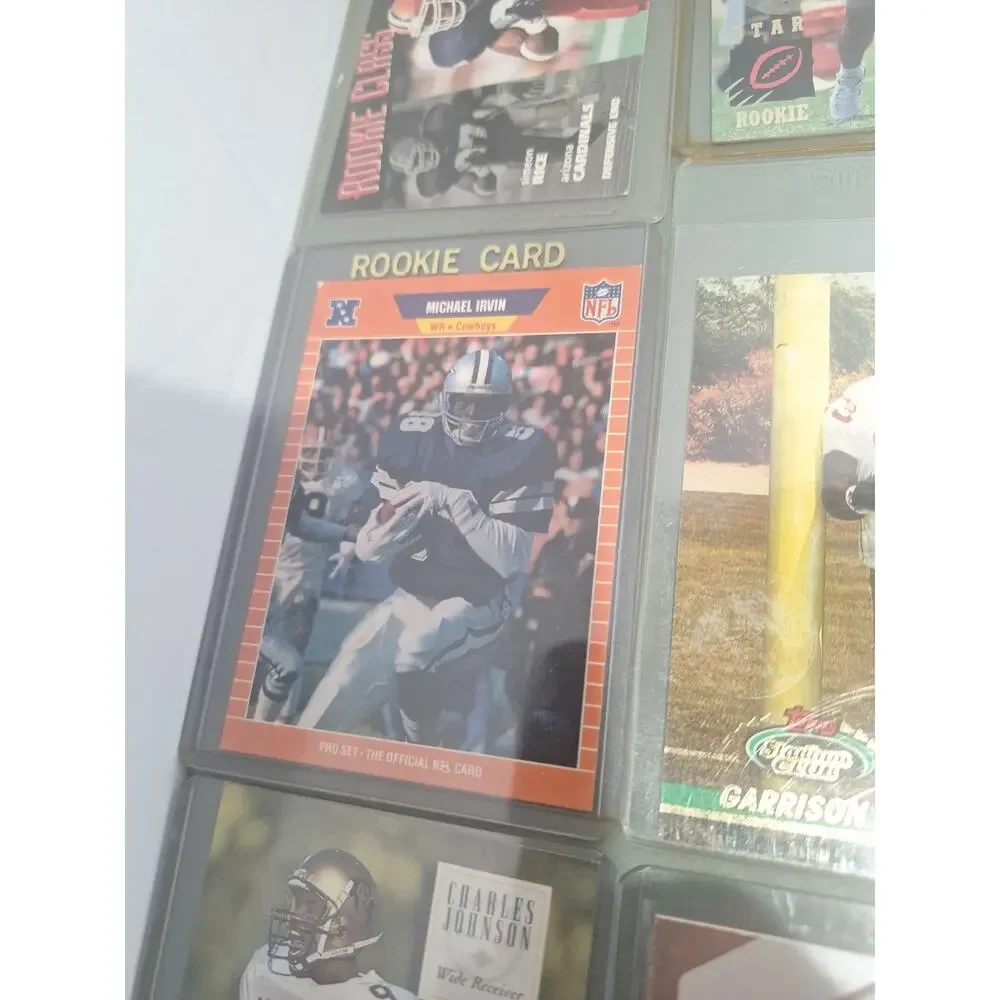 NFL Card Lot Sanders Aikman Favre Irvin RC Andrews Prizm Mitchell NM - Picture 12 of 12